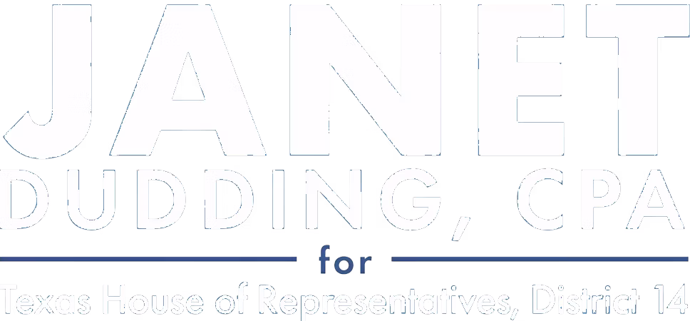 Janet Dudding for Texas House